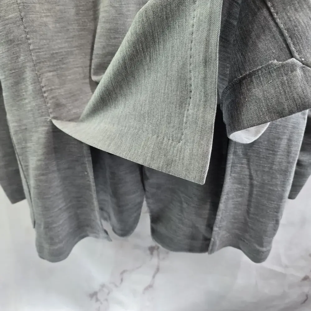 Loro Piana Blazer Mens 44 R Large Gray Unstructured Wool Extra Fine Samuelsohn